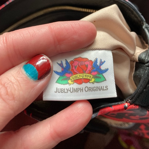 JUBLY UMPH ANATOMICAL HEART Purse vegan goth alt Sourpuss Extremely Rare! - Picture 3 of 9